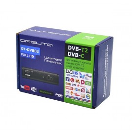 ТВ ресивер DVB-T2/C Орбита OT-DVB03 (Wi-Fi)