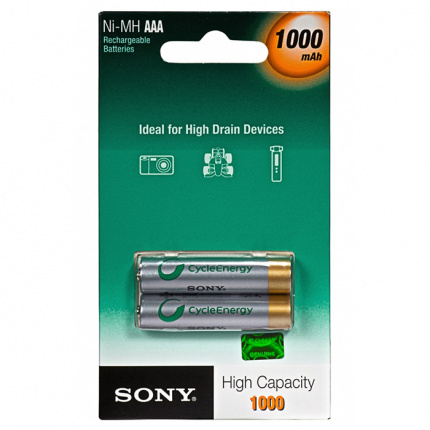 АКБ AAA R3 1.2v 1000ma  Ni-MH Sony 