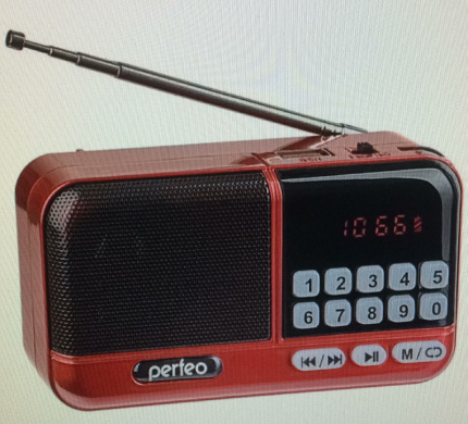 Радиоприёмник Perfeo ASPEN FM+ 87.5-108МГц/ MP3/ питание USB или 18650/(i20) серый