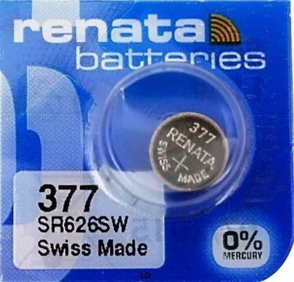 Батарея AG 04 (377A) LR626/177 (10) Renata