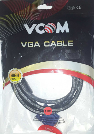Удлинитель VGA-VGA 15m-15m 3m черн, экранирован, феррит. фильтры