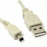 Кабель USB 2.0 A/mini B 4pin 1.8.м.