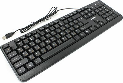 Клавиатура Ritmix RKB-111 USB черная