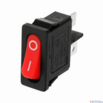 36-2051 Выключатель клавишный 250V 6А (2с) ON-OFF красный Mini REXANT