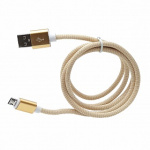 Кабель USB 2.0 A/micro B 5pin Орбита OT-SMM20, 2A, нейлон (ткань) 1м