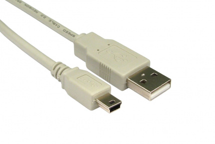 Кабель USB 2.0 A/mini B 5pin 1м.