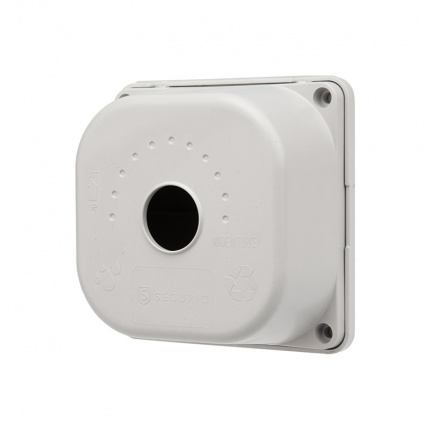 Коробка монтажная для камер видеонаблюдения 130х130х50 мм REXANT арт.28-4002 бел. квадрат.