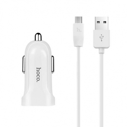 АЗУ USB 1port 1.5A Hoco Z2 USB + micro USB cable
