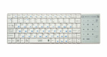 Беспроводная клавиатура Human Friends Combo White с тачпадом\доп. блоком, ножничная констр