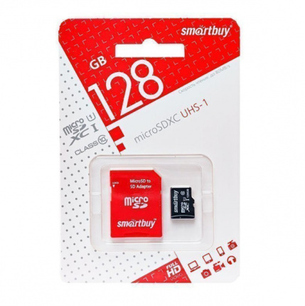 MicroSD Smartbuy 128Gb Class 10