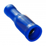 08-0521 Наконечник "пуля"  изолир. штекер (VM 2-156)  синий, 1.5-2.5мм.кв * 4мм