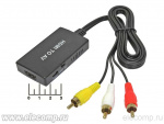 Адаптер-конвертор HDMI(мама, вход) - 3 RCA(мама, выход)